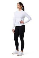 Mobile Cooling Technology Hoodie Women's Cooling Hooded LS Shirt  - White Heated Clothing