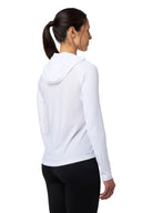Mobile Cooling Technology Hoodie Women's Cooling Hooded LS Shirt  - White Heated Clothing - product view 3