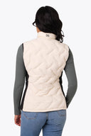 Mobile Warming Technology Vest Aria Hybrid Vest Women's - Cream/Black Heated Clothing - product view 6