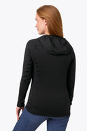 Mobile Warming Technology Baselayers Element Mid-Layer Full Zip Hoodie Women's - Black Heated Clothing - product view 6