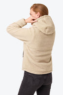 Mobile Warming Technology Jacket Upland Full Zip High-Pile Hoodie Women's - Coffee Heated Clothing - product view 5