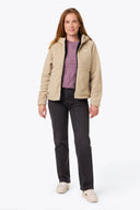 Mobile Warming Technology Jacket Upland Full Zip High-Pile Hoodie Women's - Coffee Heated Clothing - product view 4
