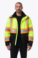 Mobile Warming Technology Men Hi-Vis WP Heated Jacket CSA / ANSI Men's - Hi-Vis Heated Clothing - product view 6