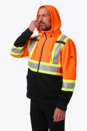 Mobile Warming Technology Hoodie Hi-Vis Zip Front Hoodie CSA / ANSI Men's - Hi-Vis Heated Clothing - product view 6