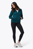Mobile Warming Technology Hoodie Highland Heated Hoodie Women's - Dark Teal Heated Clothing - product view 5