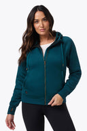 Mobile Warming Technology Hoodie Highland Heated Hoodie Women's - Dark Teal Heated Clothing - product view 1