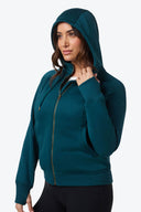 Mobile Warming Technology Hoodie Highland Heated Hoodie Women's - Dark Teal Heated Clothing - product view 7