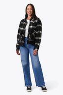 Mobile Warming Technology Jacket Kodiak Plaid Heated Jacket Women's - Black/White Heated Clothing - product view 4