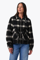 Mobile Warming Technology Jacket Kodiak Plaid Heated Jacket Women's - Black/White Heated Clothing - product view 6