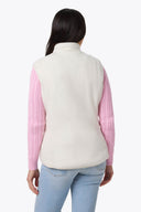 Mobile Warming Technology Vest Trek 2.0 Fleece Vest Women's - Cream Heated Clothing - product view 5