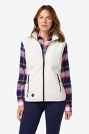 Mobile Warming Technology Vest Trek Heated Vest Women's - CREAM Heated Clothing