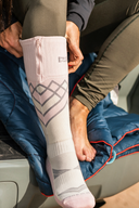 Premium 3.0 Merino Heated Socks Women's - Sand - product view 4