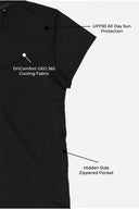 Fieldsheer Shirt Women's Aeris DriComfort Short Sleeve Tee - Arctic Blue Heated Clothing - product view 7