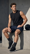 Fieldsheer Tank Men's Baseline DriComfort Tank Top - Black Heated Clothing - product view 5